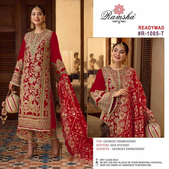 Ramsha R 1085 S To V Georgette Pakistani Readymade Suits Suppliers In India
